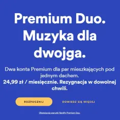 Ile kosztuje Spotify Premium Duo? Sprawdź, czy warto płacić więcej.